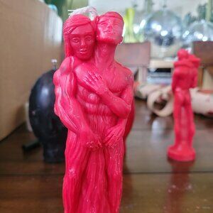 Red Lover's Candle 6 Inches Tall